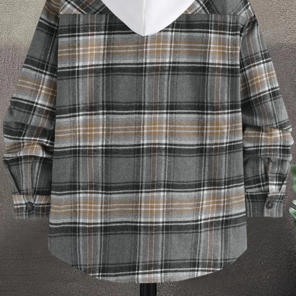 Tan Mens Shoulder Coat - Picture 4 of 6